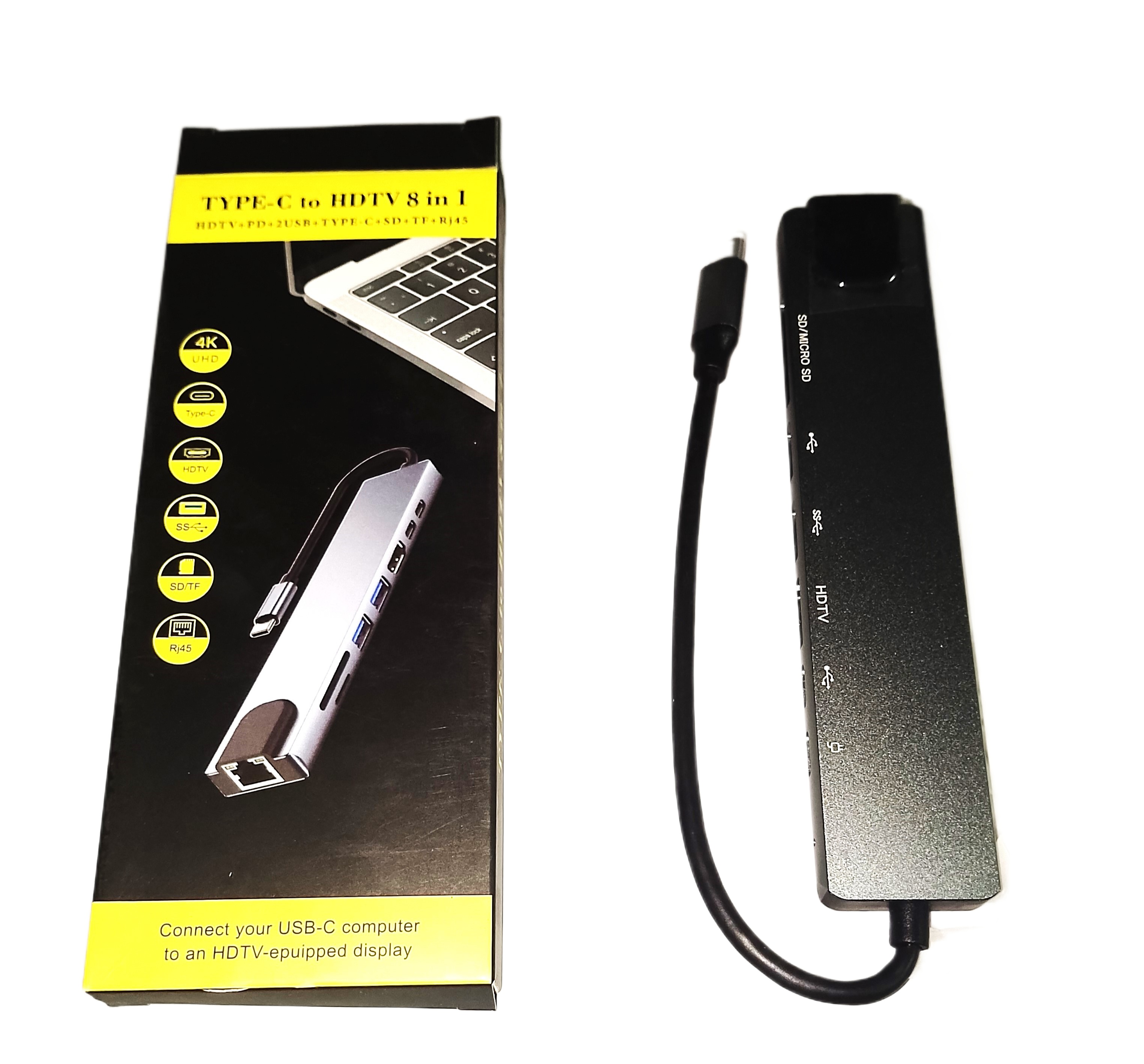 HUB USB 08 Ports en 1