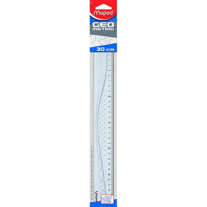 Règle graduée 30 cm (en plastique plat)